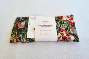 Bouillotte sèche déhoussable fleur apaisante yeux camomille